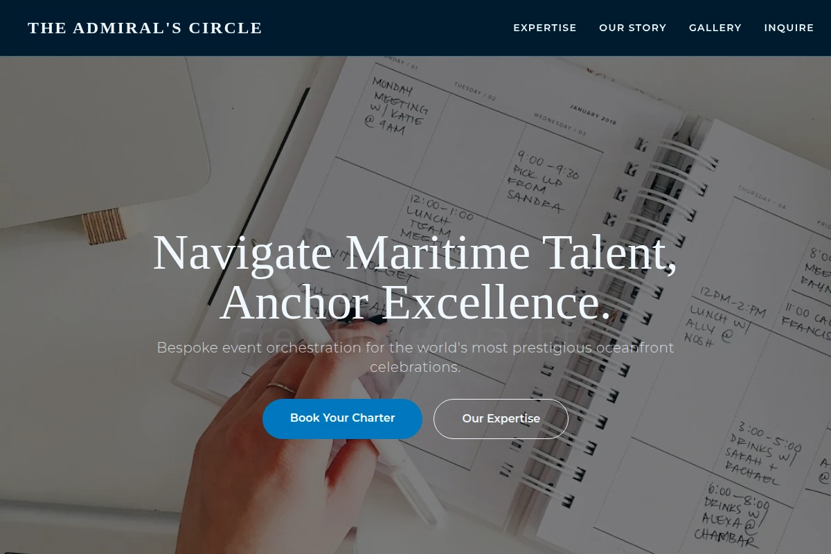 Charter Event Planning