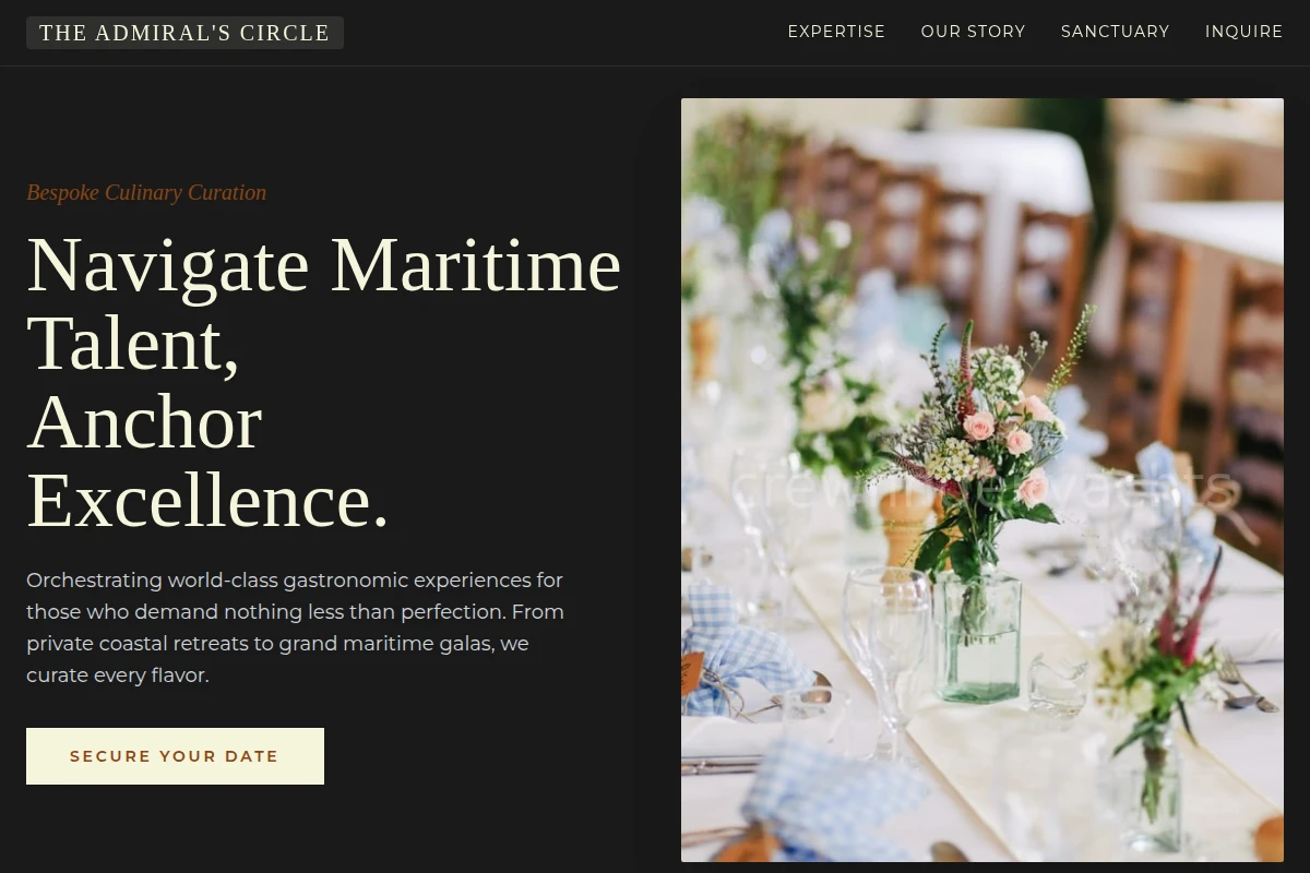 Chef Event Planning
