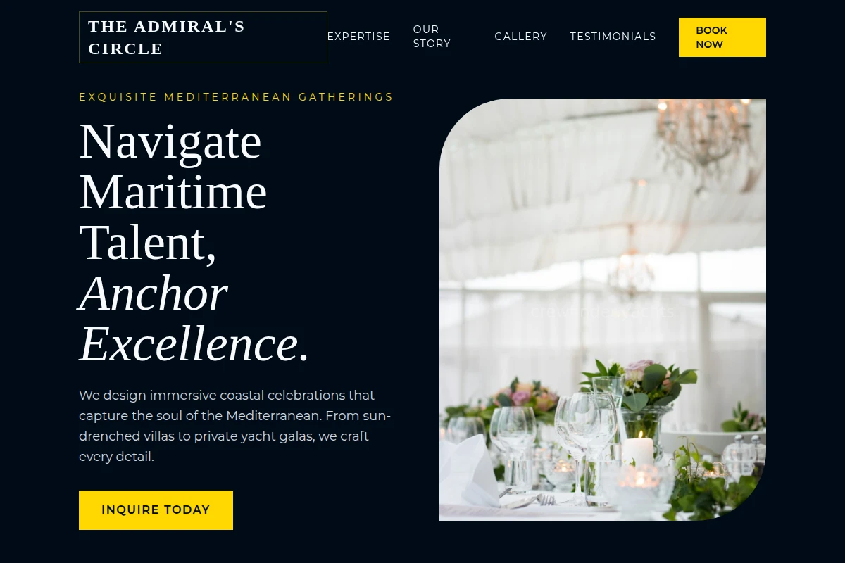 Mediterranean Event Planning